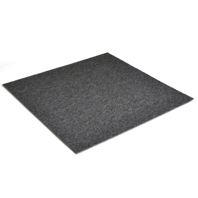 Revêtement intensif U3P3 - Dalle textile anthracite bouclée 50x50 cm