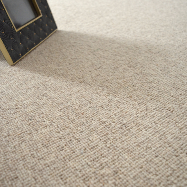 Moquette pure laine Killoo - Grège - gros plan