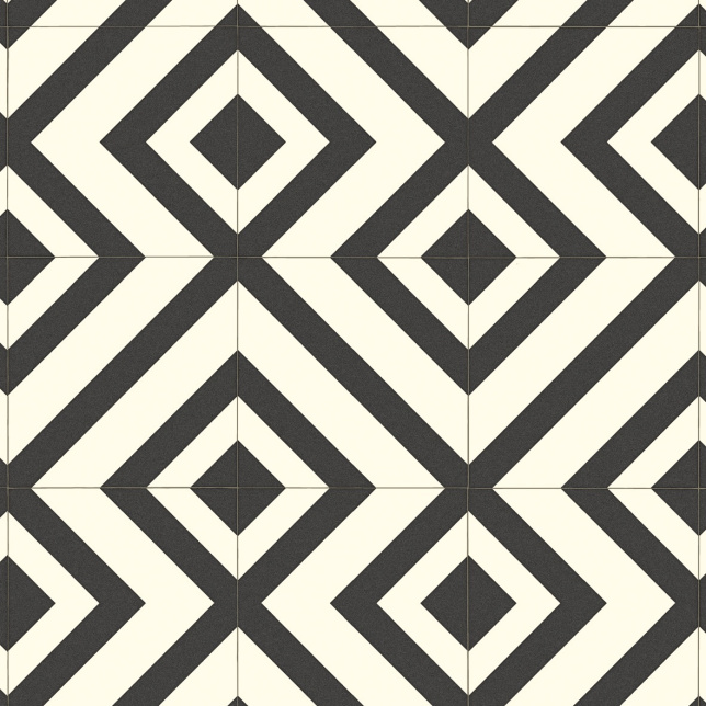 Tapis sur mesure Vinyle - Imitation Carrelage losange