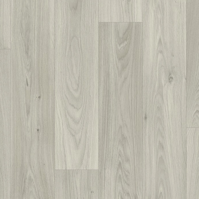 Sol Vinyle Textile Grande largeur - Aspect parquet - Chêne blanc