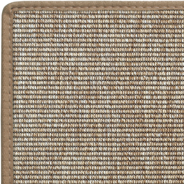 Tapis intérieur / extérieur Nusa beige galon beige foncé