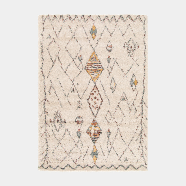 Tapis motif berbère - Empreinte - Multicolore