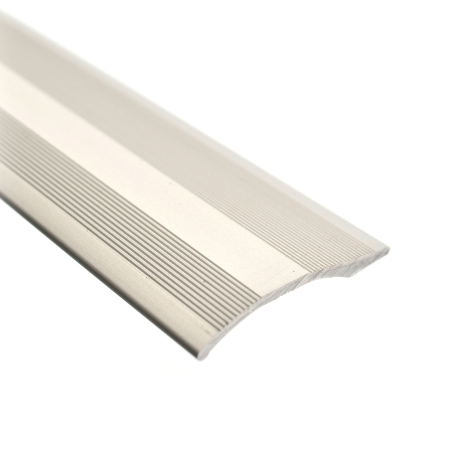 Barre de Seuil de porte Romus 100 cm - Couvre joint - Alu incolore - avec chevilles et vis