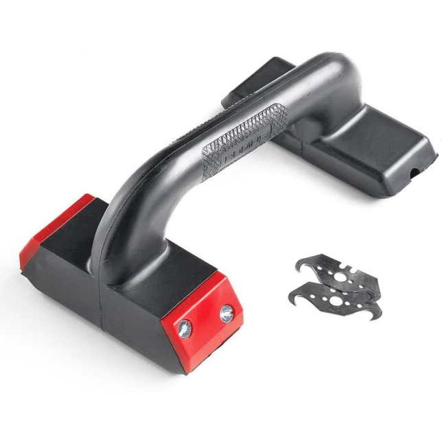 Araseur Romus pour revêtement de sol mince avec 2 lames non montées