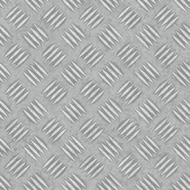 Sol Vinyle First - imitation tôle métallique Grain de Riz