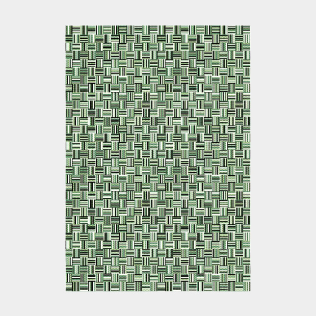Tapis de jardin Broc Arty tissage vert