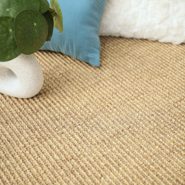 Tapis sur mesure Sisal Cuba orge