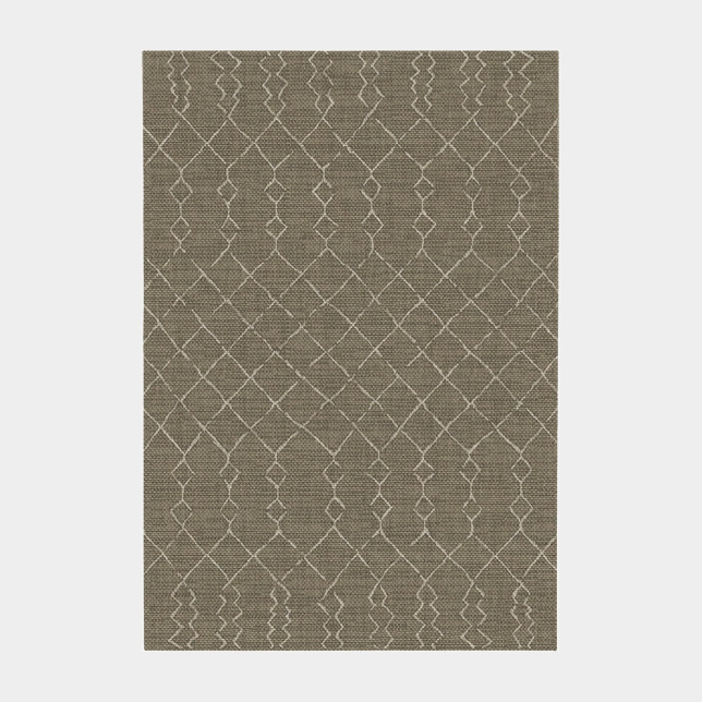 Tapis Salon / Terrasse - Scandinave - Marron foncé