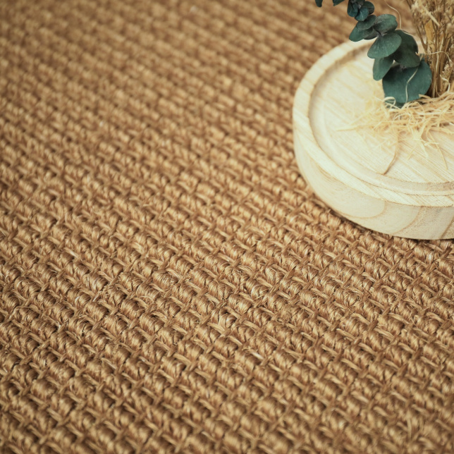 Sisal grosses boucles Cuba havane - vue de près