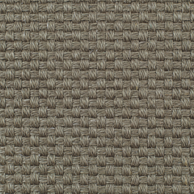 Tissage natté 4x4 en sisal Bahia coloris grège, matière naturelle au style brut et élégant