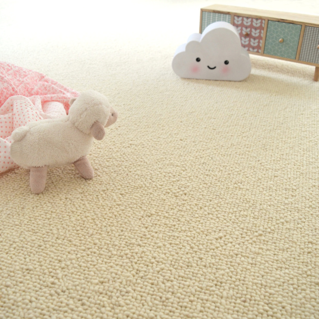 Tapis sur mesure Pure laine Latoon écru