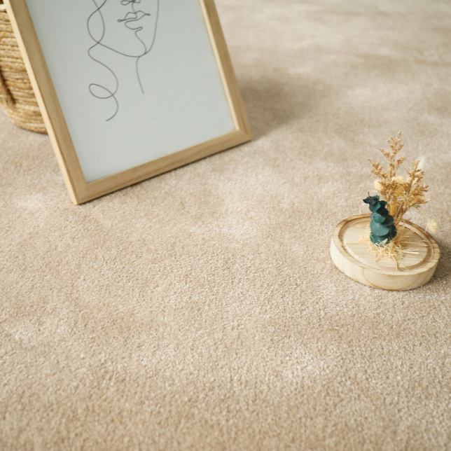 Moquette douce Hypnose beige nude - zoom