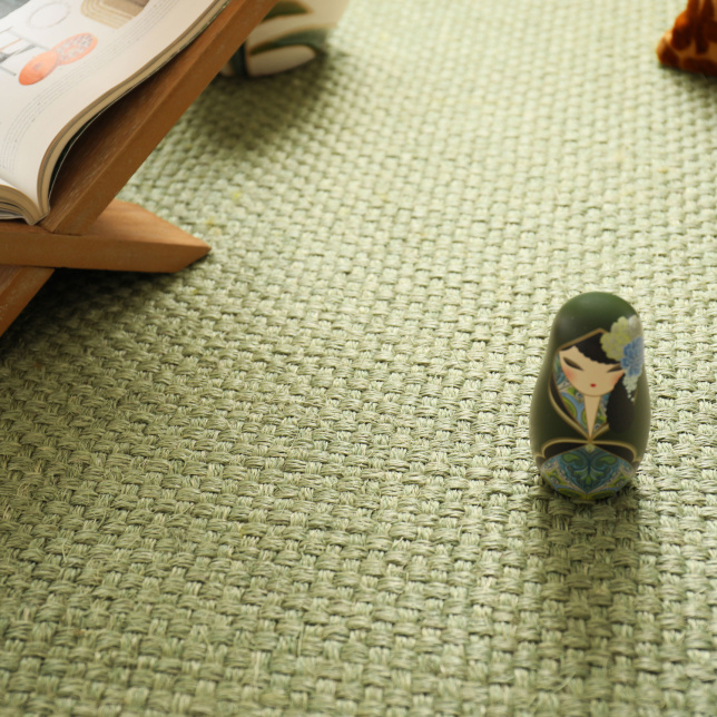 Tapis sur mesure Sisal - Bahia - Vert