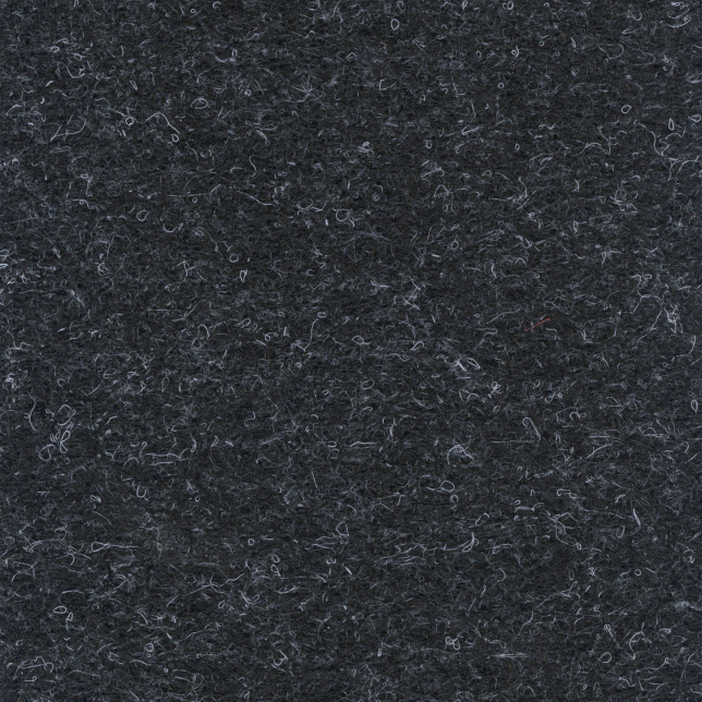 Moquette aiguilletée professionnelle - Trafic 33 Contract - Noir chiné recyclable