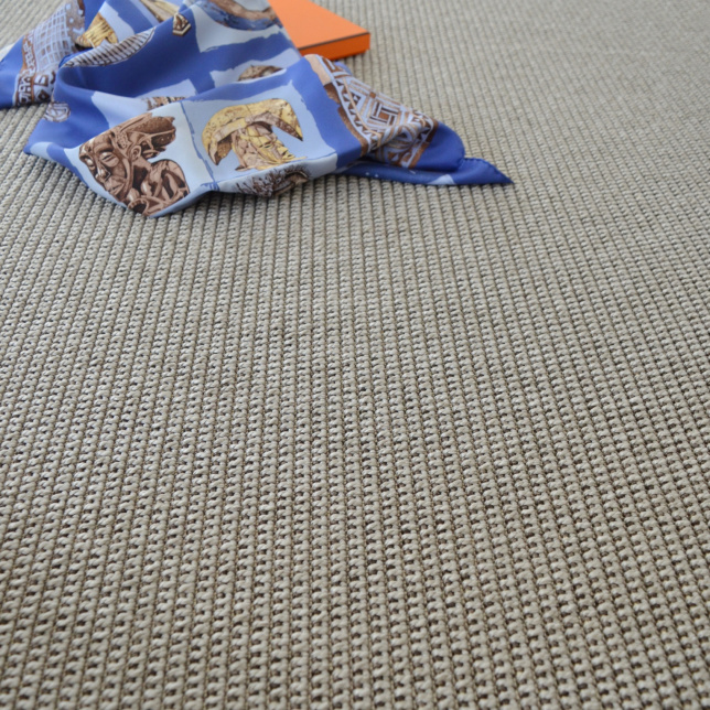 Tapis sur mesure Tissé plat Lombok silver