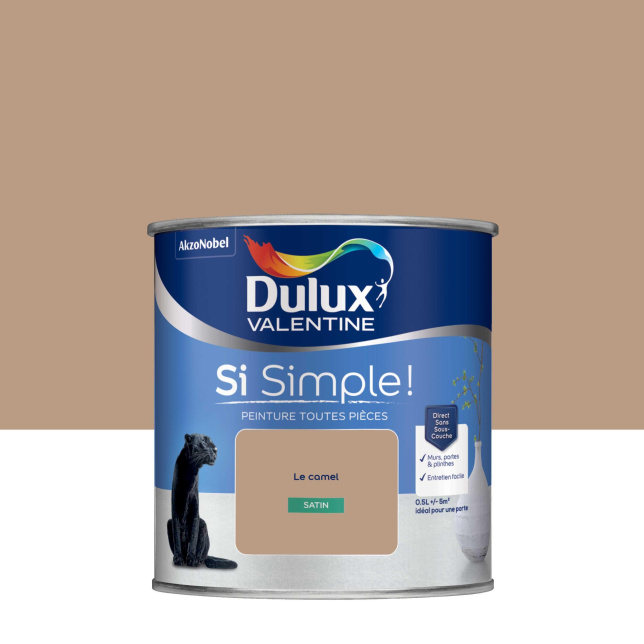 Dulux Valentine Si Simple! - Peinture toutes pièces - Satin Le Camel