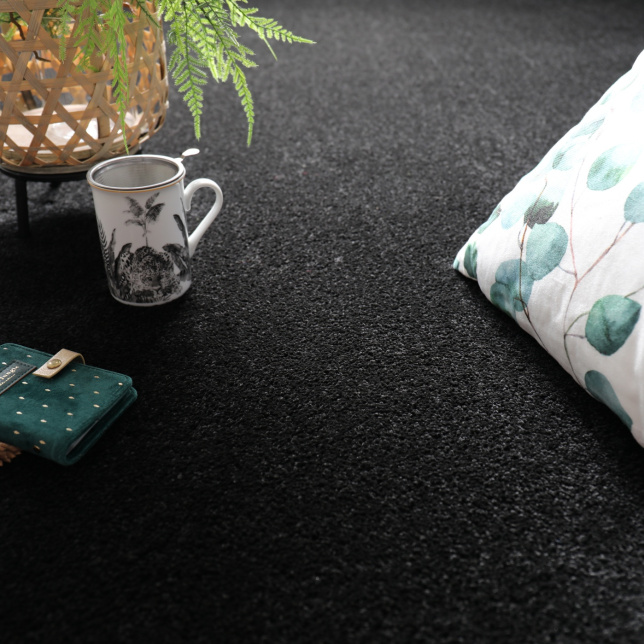 Tapis sur mesure Manège Velours - Noir