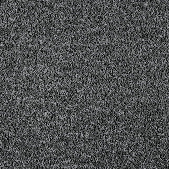 Tapis sur mesure Lumicolor gris carbone en fibres oléfine teintées dans la masse