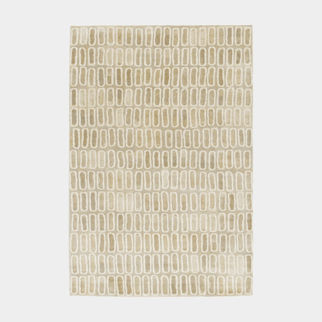Tapis de salon ou chambre Identité beige nude
