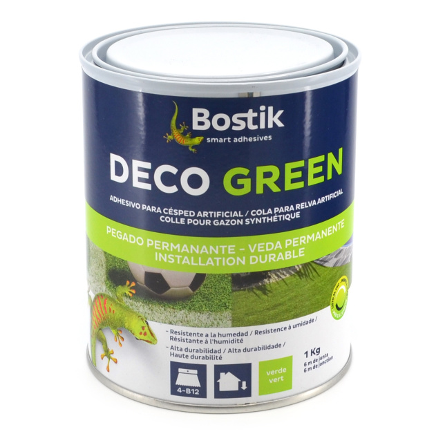 Pot de colle Bostik Deco Green 1 kg prête à l'emploi pour gazon synthétique