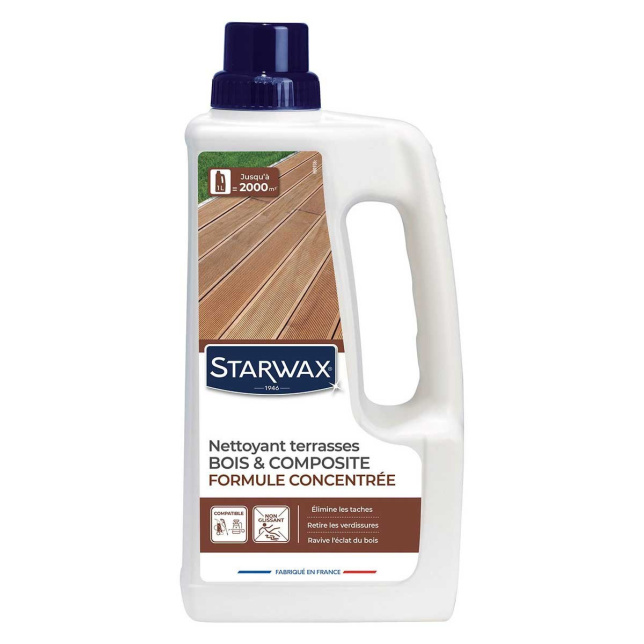 Nettoyant terrasse en bois et composite Starwax 1L