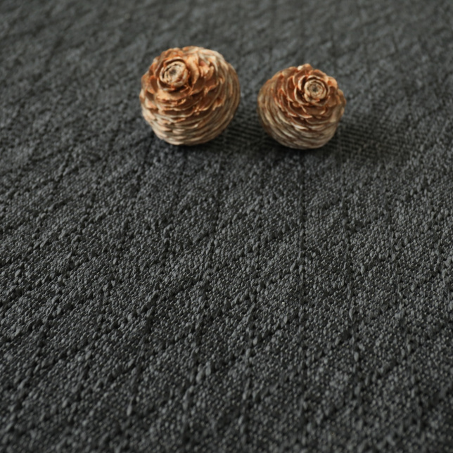 Tissé plat Timika couleur Gris ardoise - gros plan