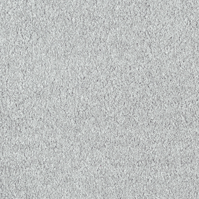 Texture de la moquette Re-life gris argent, en polyester recyclé au coloris naturel