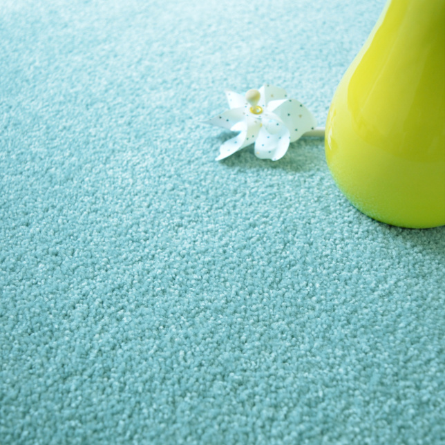 Tapis sur mesure Manège Velours bleu caraïbe