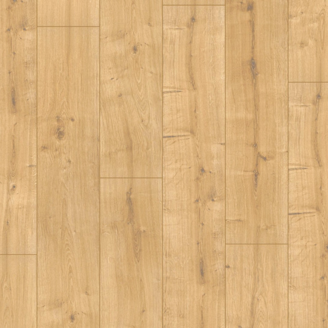 Parquet flottant Stratifié - Cuisine et salle de bain - Lames larges - Chêne Elba