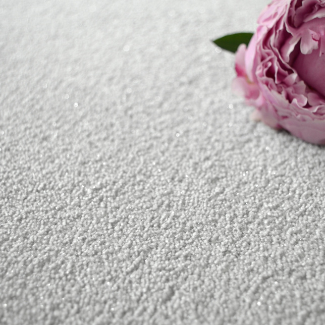 Tapis sur mesure Paillettes Star gris