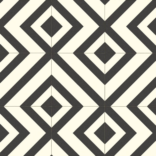 Sol Vinyle Style - Imitation Carrelage losange