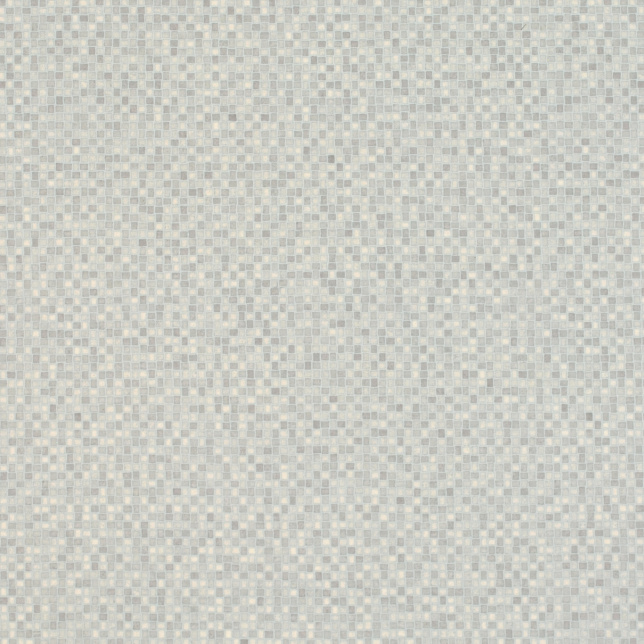 Sol Vinyle Style - Carrelage petite mosaïque argentée - Gris