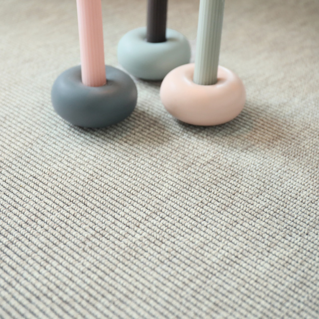 Tissé plat Nusa - Couleur Blanc craie - vue de près