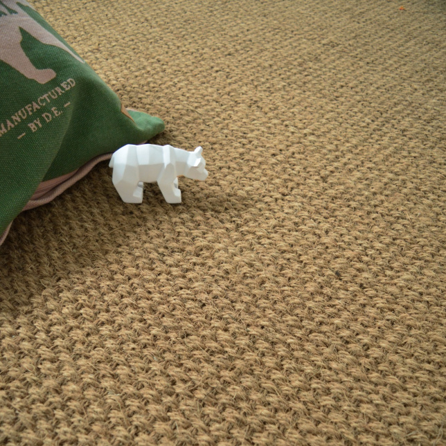 Tapis sur mesure Coco Delhi, tissage 100% panama fibres naturelles