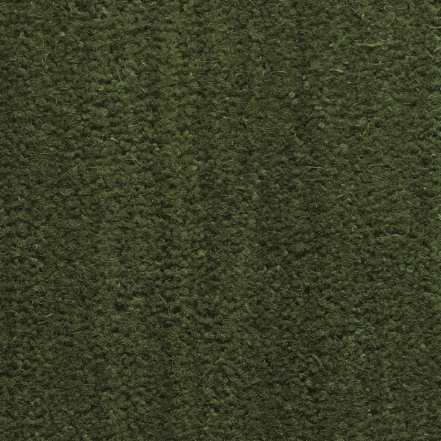 Paillasson - Tapis brosse Coco - Vert - Ep. 17mm - vue de haut