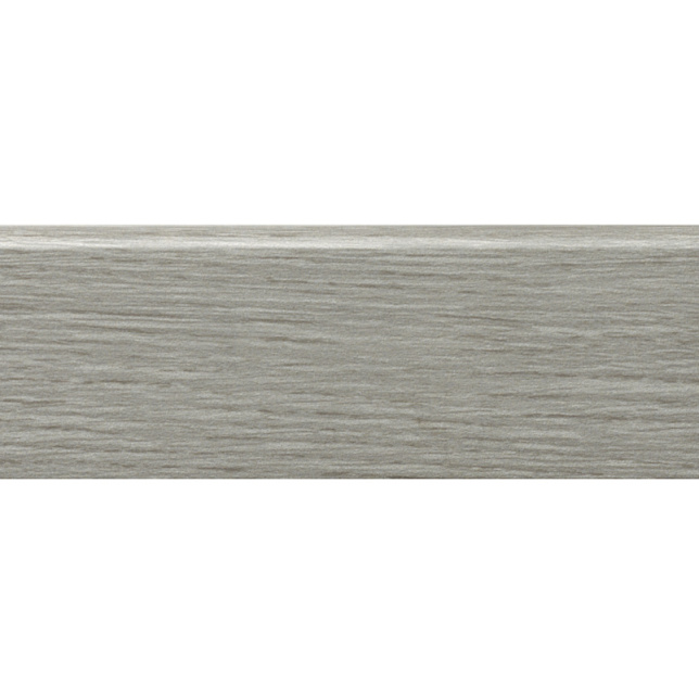 Plinthe de finition Modèle C assortie aux parquets stratifiés KronoSwiss, décor gris bois