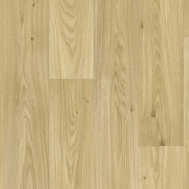 Sol Vinyle Textile Grande largeur - Aspect parquet chêne clair