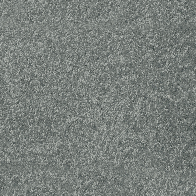 Tapis sur mesure Chromaluxe gris ardoise à la texture dense et élégante