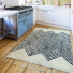 Tapis style Berbre avec franges - Arrow blanc cass - cuisine