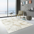 Tapis de salon - Marbr blanc - Veinage couleur - Ambiance Salon