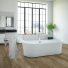 Sol Vinyle Textile Black Edition - Aspect parquet chne brun - Salle de bain