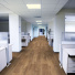 Lame vinyle Gerflor Creation 40 à coller Rustic Oak dans un open space, solution UPEC U2SP3E2C2