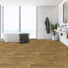 Sol Vinyle Textile Grande largeur - Aspect parquet chne fum - Salle de bain