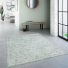 Tapis  motif floral oriental - Nora - Bleu - entre