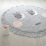 Tapis Enfant Nattiot - Rond Molly gris -  90 cm - Vue de loin