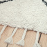 Tapis style Berbre avec franges - Arrow blanc cass - tranche