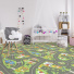 Sol VinyleStyle - Chambre enfants - Circuit de voiture City - chambre d'enfant