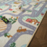 Tapis de jeu enfant circuit de voiture campagne