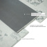 Dalle PVC clipsable rigide Ultime Plus - Carreaux de ciment gris - Finition extra mate - schma