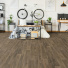 Sol Vinyle Kitchen parquet chne Bois fonc - chambre